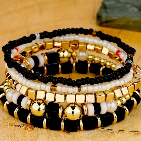 Bohemian glass Bracelet set - Picture 11 of 13